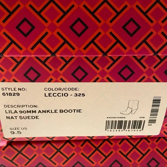 NEW Tory Burch Lila Ankle Bootie Olive Suede Size 9.5 - Picture 14 of 15